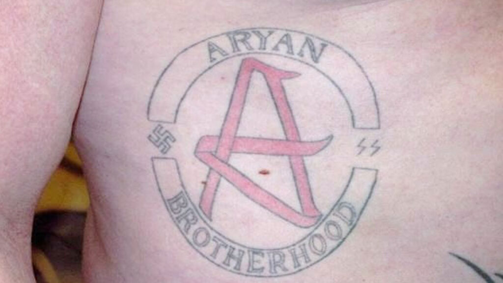 The Aryan brotherhood tattoo