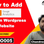 how to add google analytics code in wordpress website