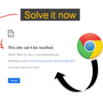 this site can't be reached