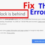 how to fix your clock is ahead