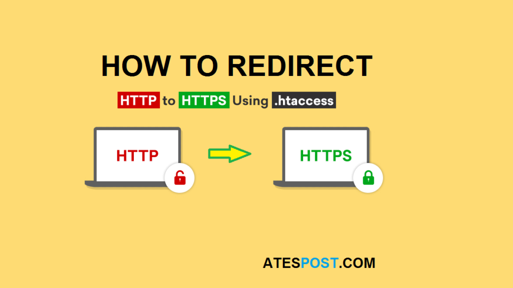 How to redirect http to https in .htaccess?