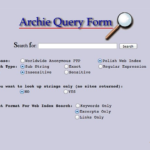 first search engine name archie