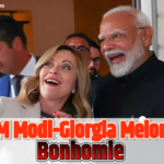 PM Modi-Giorgia Meloni Bonhomie