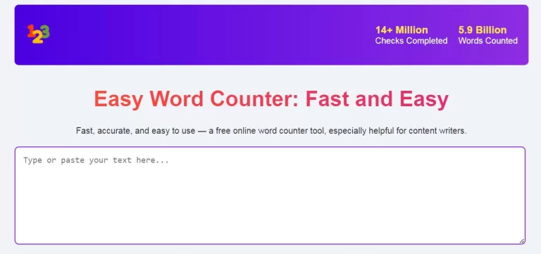 Word Counter – Easy Word Counter Tool to Count Words Instantly