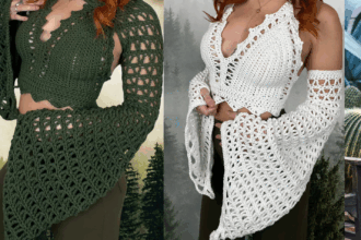 fae crochet top for women