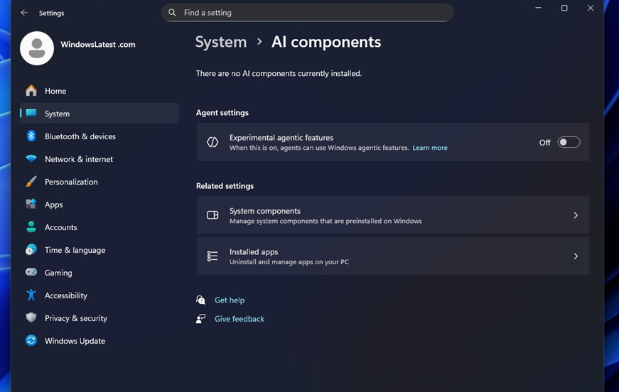 Windows 11 to add an AI agent