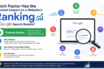 Which factor has the greatest impact on a website’s ranking in Google search results?
