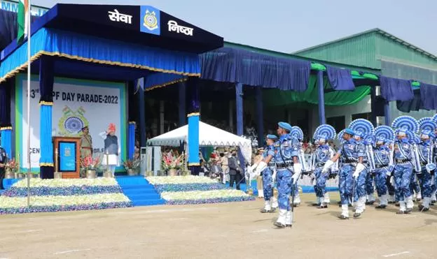 For the first time, the Raising Day of CRPF was celebrated