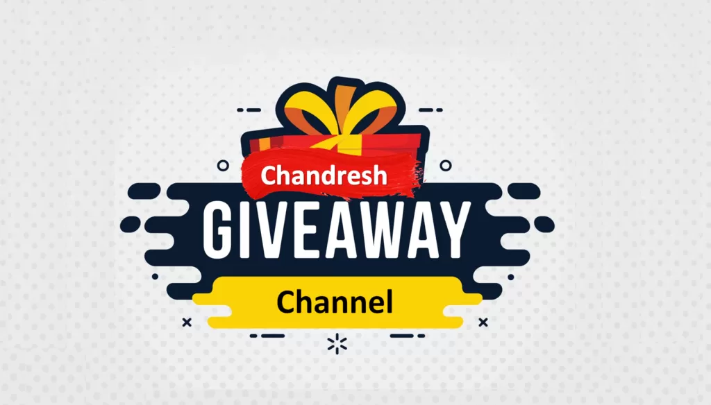 Chandresh Unboxing & Giveaway Channel (Giveaway Details)
