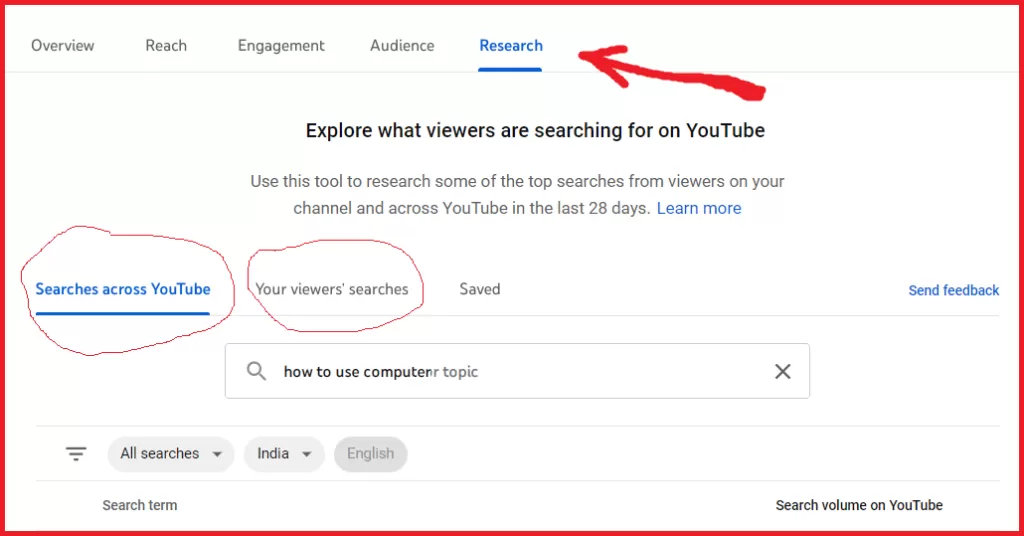 Get to Know YouTube Research Tab – New Feature YouTube Update (Search Insights)