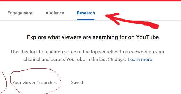 research tab