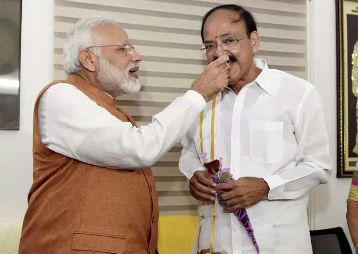 PM bids farewell to Vice President Shri M. Venkaiah Naidu