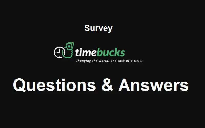 timebucks paid survey