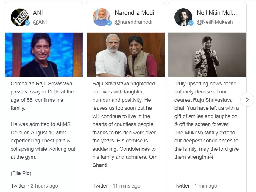 raju shrivastav passes away