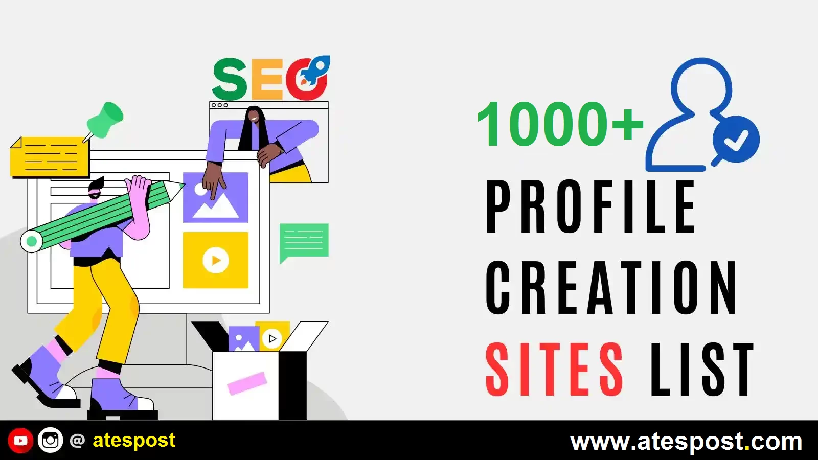 profile creation sites list 2024