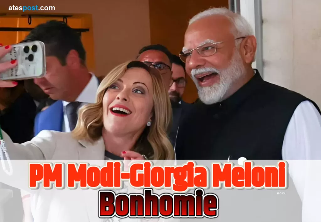 PM Modi-Giorgia Meloni Cheerfulness At G7 Summit