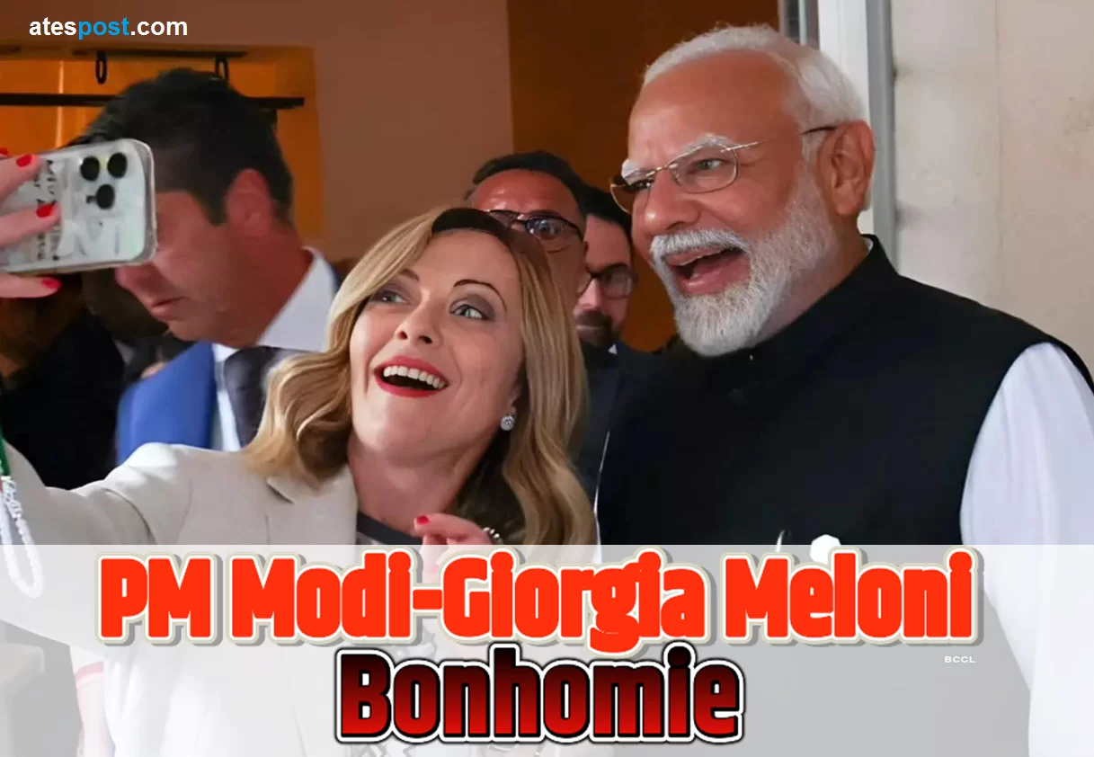 PM Modi-Giorgia Meloni Bonhomie