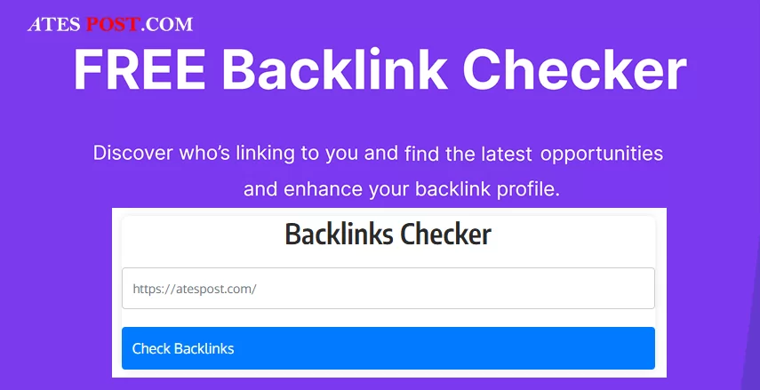 Backlinks Checker Tool: How to Find Website Backlinks Checker Tool SEO?