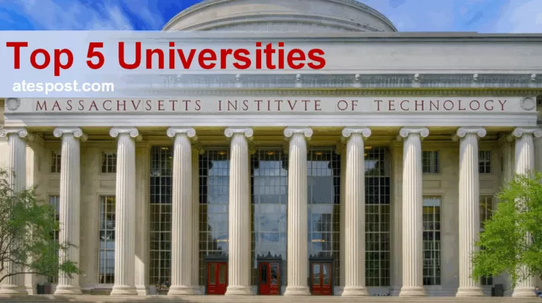 The Top 5 Universities in The USA Based on Overall Academic Reputation
