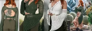 fae crochet top for women