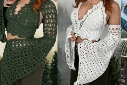 fae crochet top for women