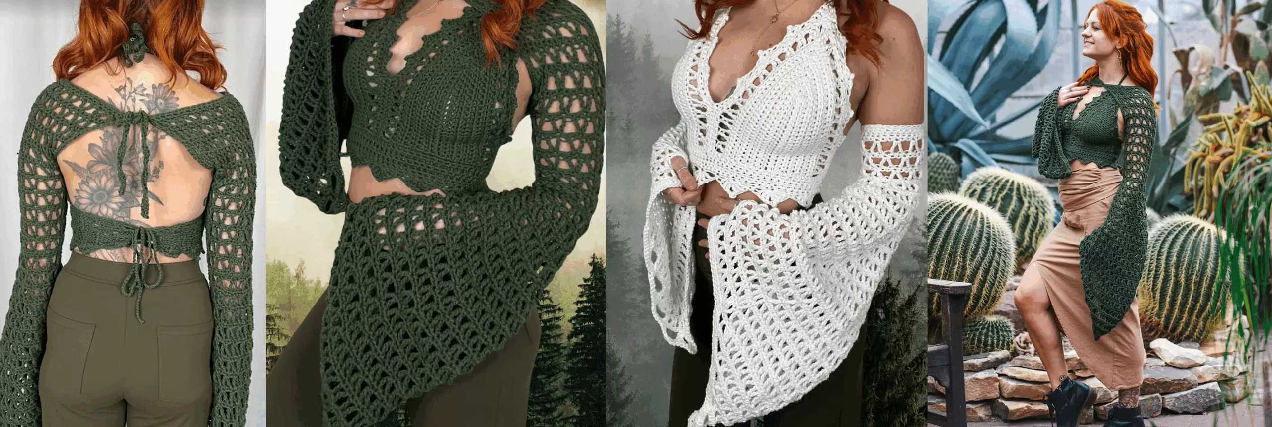 fae crochet top for women