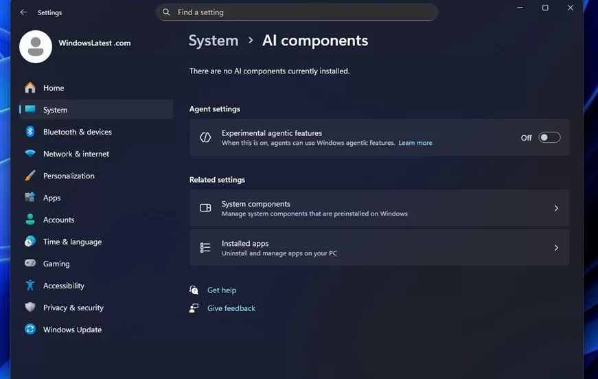 Windows 11 to add an AI agent