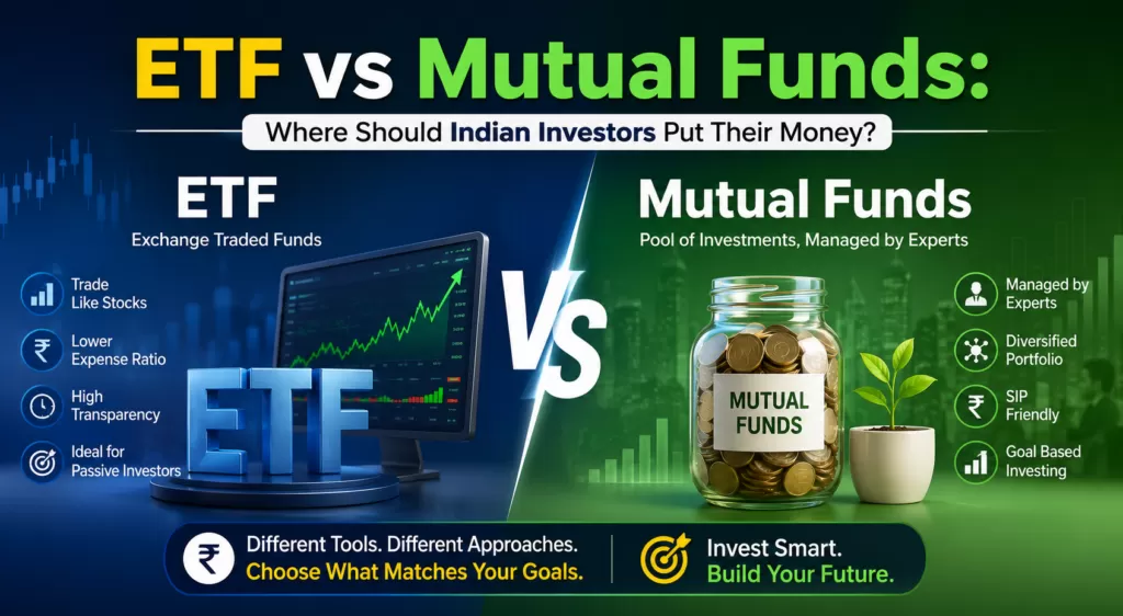 ETF vs Mutual Funds: Where Should Indian Investors Put Their Money?